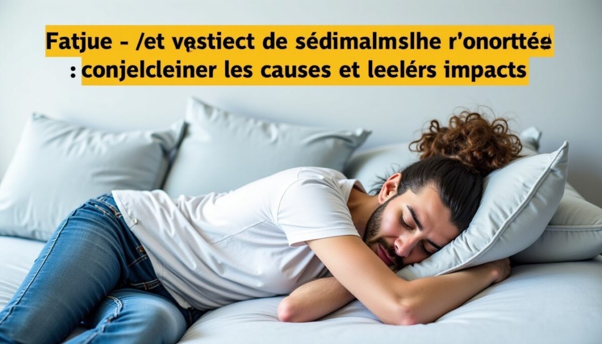 Fatigue et vitesse de sédimentation augmentée : comprendre les causes et leurs impacts