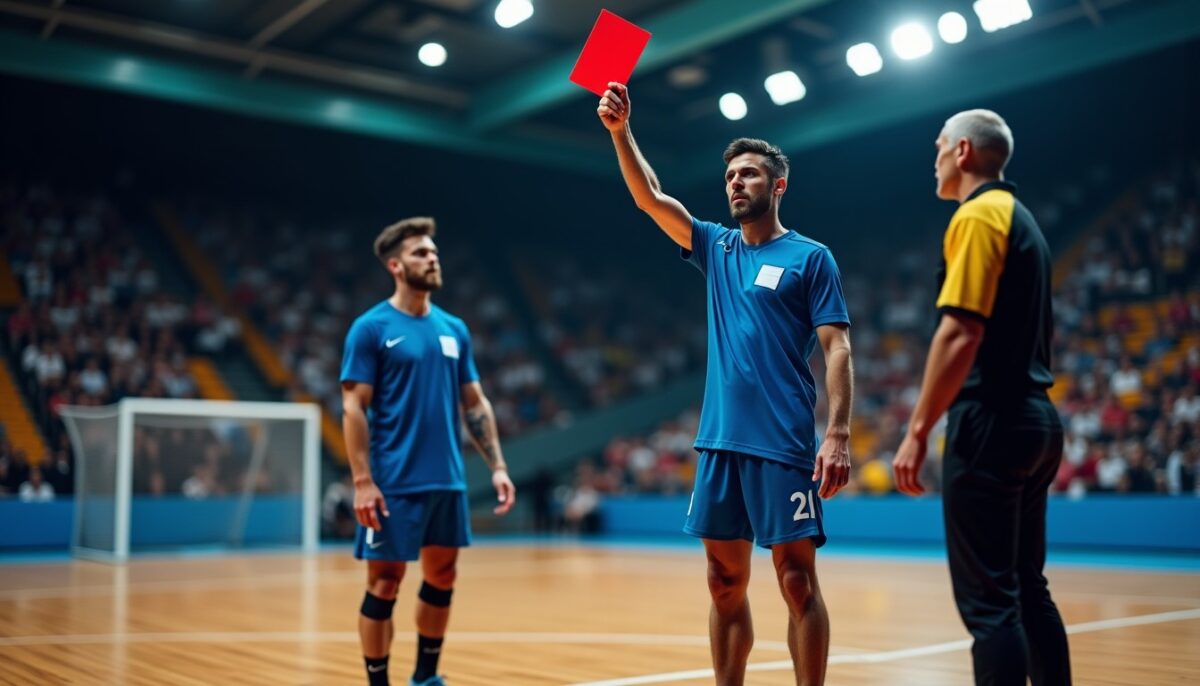 Carton rouge au handball : comprendre les règles, les pénalités et leurs impacts essentiels