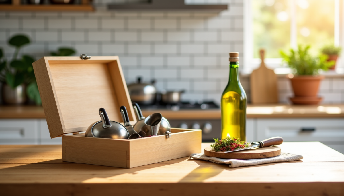 Premier coffret cadeau cuisine : par où débuter sans se tromper